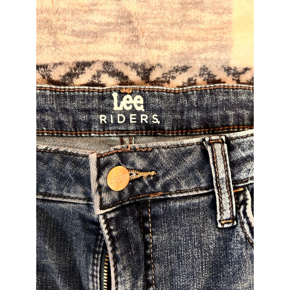 Women's Lee Riders Flare Jeans Blue Size 14 - Picture 4 of 8